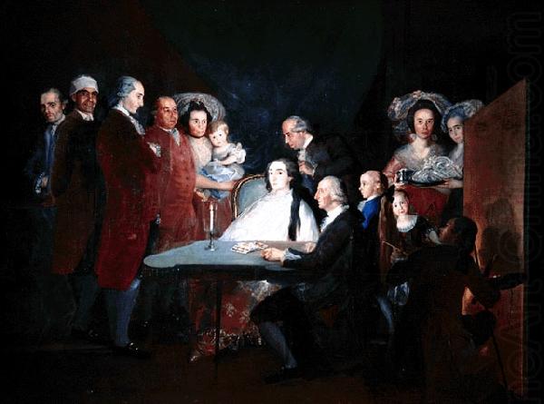 The family of Infante Don Luis, Francisco de Goya